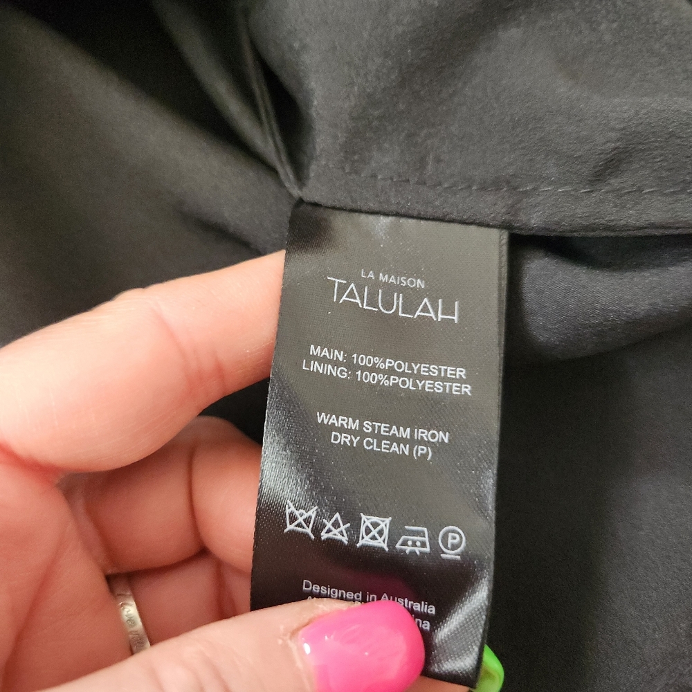 La Maison Talulah Darling One Midi Dress Black And White NWT Women's Size XL - Picture 10 of 14